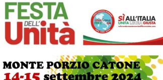 Festa dell’Unità 2024 a Monte Porzio Catone