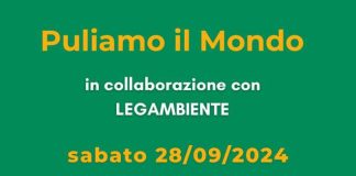 Puliamo il Mondo, a Grottaferrata sabato 28 settembre