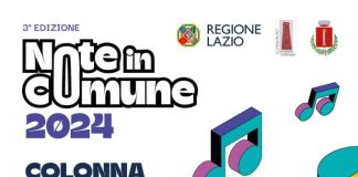 Note in Comune, tappa a Colonna con il Recital Chitarristico