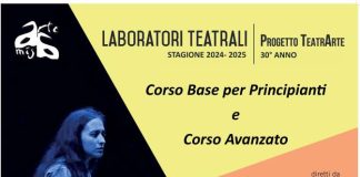 Laboratori Progetto Teatrarte Stagione 2024 2025 diretti da Sabina Barzilai diplomata alla Scuola di Gigi Proietti