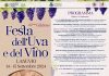Eventi, il 14-15 settembre a Lanuvio la 42^ edizione de “La festa dell’uva e del vino”