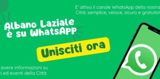 Il Comune di Albano Laziale lancia il nuovo canale whatsApp ufficiale per una comunicazione diretta con i cittadini