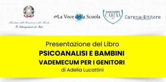 Presentazione a Roma del libro “Psicoanalsi e bambini vademecum per i genitori” il nuovo libro di Adelia Lucattini