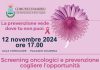 Marino, Screening oncologici e prevenzione: cogliere l’opportunità