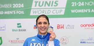 Frascati Scherma, Errigo seconda in Coppa del Mondo a Tunisi. Bianchi vince la prova a squadre