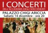 Al Palazzo Chigi di Ariccia ultimo appuntamento del 2024 per “I Concerti dell’Accademia degli Sfaccendati”