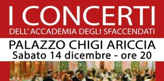 Al Palazzo Chigi di Ariccia ultimo appuntamento del 2024 per “I Concerti dell’Accademia degli Sfaccendati”