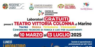 Al via i Laboratori gratuiti al Teatro “Vittoria Colonna” a Marino