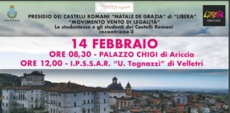 Libera Castelli Romani organizza incontro “Per una società libera dalle mafie e da ogni forma di illegalità”