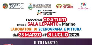 Al via altri due Laboratori gratuiti alla “Sala Lepanto” a Marino
