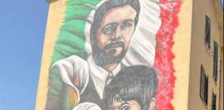 Murale dedicato ai Fratelli Mattei