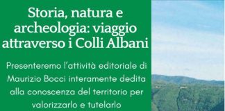 Conoscere il territorio per poterlo tutelare, sabato 12 aprile a Genzano, presentazione del libro di Maurizio Bocci.
