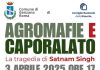 Genzano ospiterà l’iniziativa “Agromafia e Caporalato- la tragedia di Satnam Singh”