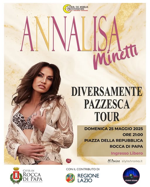 Annalisa Minetti Diversamente Pazzesca Tour
