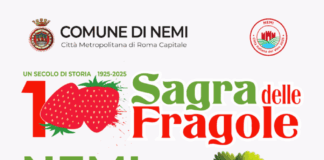 Sagra delle Fragole di Nemi 2025: Domenica Primo Giugno e Lunedì 2 Giugno. Un secolo di storia, in difesa dell’ambiente, tradizione e cultura