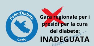 Federdiabete Lazio, “Gara regionale per i presidi per la cura del diabete inadeguata. Ritiro immediato, i pazienti non possono più aspettare”