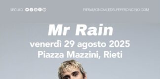 Fiera Mondiale del Peperoncino: Mr Rain aprirà i concerti