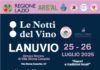 Lanuvio, il 25 e 26 luglio Villa Sforza Cesarini ospita Le Notti del Vino 2025