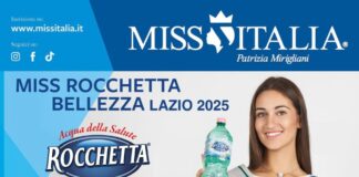 Miss Italia Lazio 2025, questa sera a Frascati la finale regionale Miss Rocchetta Lazio 2025 con Beatrice Mazzoni e Samuel Santarelli in giuria