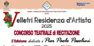 La FONDARC lancia la II edizione del concorso nazionale “Velletri residenza d’artista”