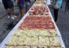 Cento metri di pizza per battere i disturbi alimentari pizza2