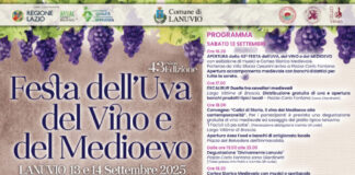 Lanuvio si prepara alla 43ª Festa dell’Uva, del Vino e del Medioevo