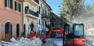 Grottaferrata “prosegue la riqualificazione di Via Cicerone con i lavori di sistemazione dell’area parking”