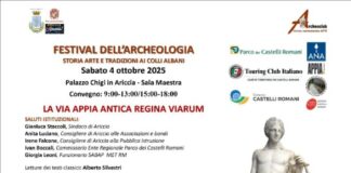 Ad Ariccia il “Festival dell’Archeologia, Storia, Arte e Tradizioni a Roma e Colli Albani” 2025