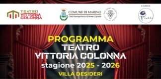 Al via la Stagione 2025/2026 al Teatro Vittoria Colonna di Marino