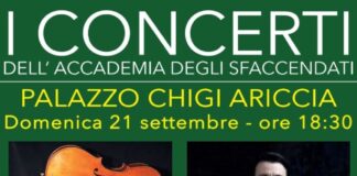 Al Palazzo Chigi di Ariccia la Sinfonia Concertante di Mozart per un Sestetto capitanato dal violinista ucraino Oleksandr Semchuk
