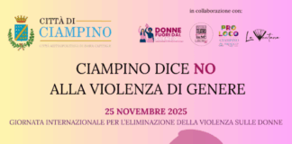 Ciampino dice NO alla violenza di genere, 7 gli appuntamenti a novembre