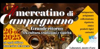 Il tradizionale mercatino di Campagnano di Roma ritornerà il 26 ottobre