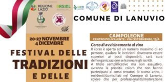 Lanuvio, torna il Festival delle Tradizioni e delle Eccellenze