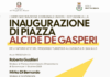 Grottaferrata – Inaugurazione di Piazza De Gasperi: giovedì 27 il taglio del nastro dopo l’intervento di riqualificazione