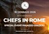 Chefs in Rome special event a Palazzo Grazioli