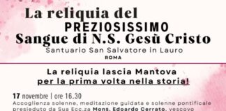 Roma, dal 17 al 25 novembre il Sangue di Gesù Cristo a San Salvatore in Lauro