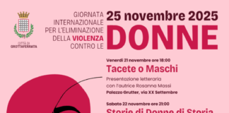 Grottaferrata – “Basta…!”: tanti eventi in occasione della Giornata internazionale per l’eliminazione della violenza contro le donne