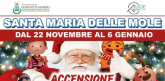 Marino, sabato 22 novembre si accendono le “Luci in Allegria”: a Santa Maria delle Mole è già Natale