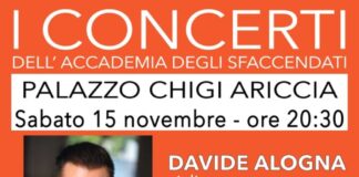 Al Palazzo Chigi di Ariccia due eccellenti concertisti, il violinista Davide Alogna ed il pianista Enrico Pace