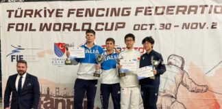 Frascati Scherma, per Iaquinta un doppio trionfo nella tappa di Coppa del Mondo Under 20