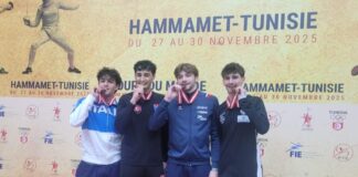 Frascati Scherma, Reale e Iaquinta secondi nelle tappe di Coppa del Mondo Under 20