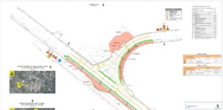 Frascati, rotatoria tra via Tuscolana e via Enrico Fermi