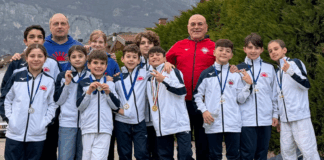 9 ori per l’ASD Judo Frascati a Lavis