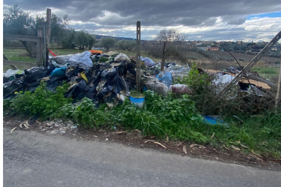 discariche abusive Monte Compatri