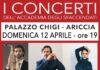 Ariccia, concerto di inaugurazione della Stagione 2026 dei Concerti dell’Accademia degli Sfaccendati