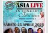 Asia live in Concerto: sabato 25 aprile a Frascati
