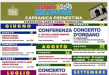 A Capranica Prenestina si rinnova il tradizionale appuntamento con il Concerto di Ferragosto presso il Tempio della Maddalena concertocapranica