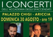Ariccia, al via il Ciclo d’Autunno de I Concerti dell’Accademia degli Sfaccendati a Palazzo Chigi concerto